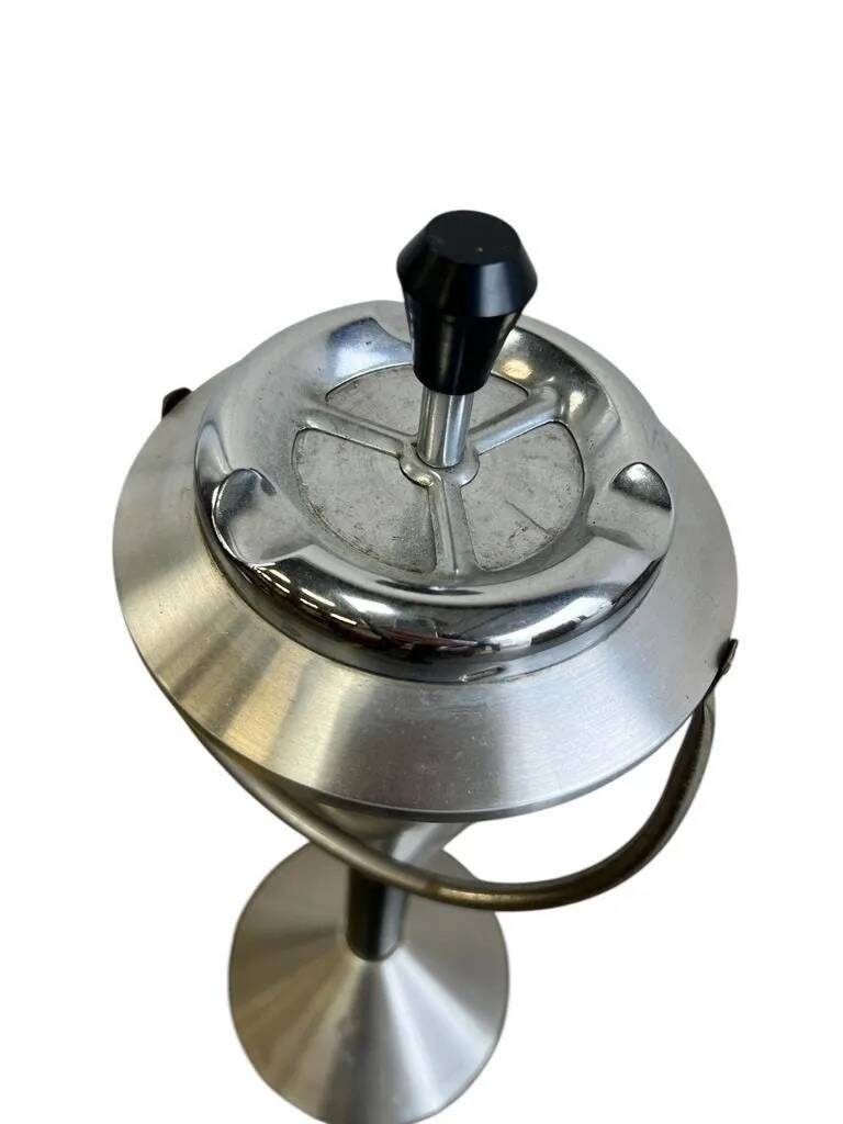 Vintage chrome stand ashtray / floor ashtray