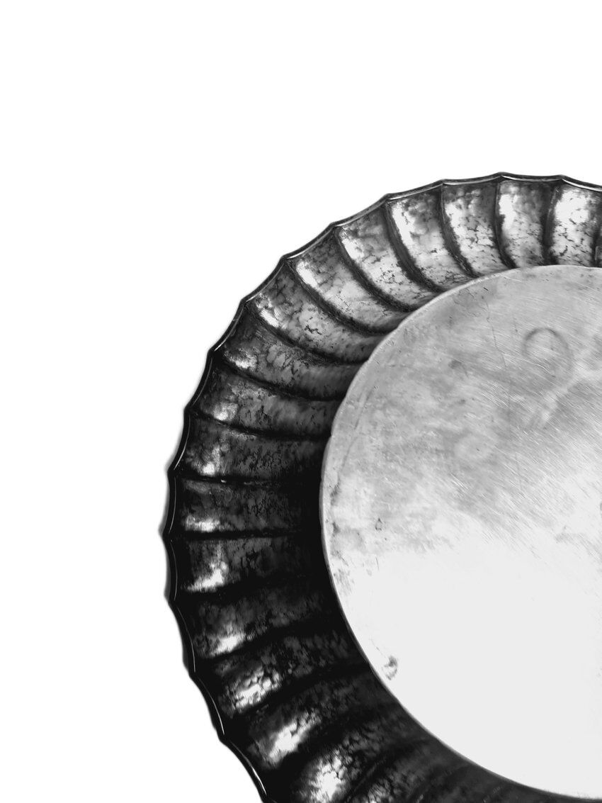 Unique Art Deco Futurist Polish Silver Fruit Bowl from Czaplicki, 1930s