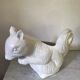 Cracked ceramic zoomorphic pot cache