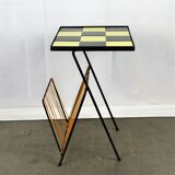 Table d'appoint porte-journaux  1960
