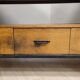 Gabinete, large apparador, madera de tea, Scandinavian design, 50's