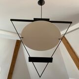 Lamp Italian design inverted triangle Mario Botta year 80