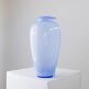 Vintage blue Murano glass vase - Italy 1970s - Flower vase, double glass, timeless shape - Elegant retro decoration, gift idea