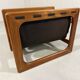 Salin Møbler teak & leather magazine holder Denmark 1960’s