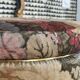 Pouf en velours 1970