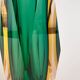 Faceted Sommerso vase from Murano in green