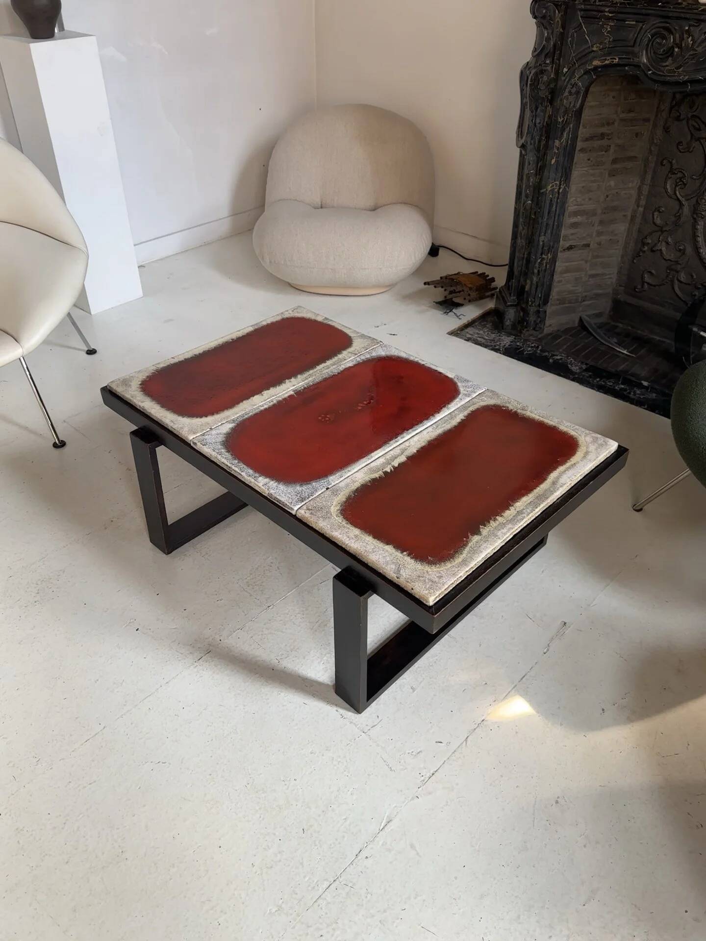 1960s ceramic coffee table