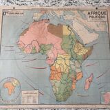 Geographic Africa Vidal Lablache  map