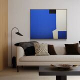 Large acrylic painting Klein Blue 3.