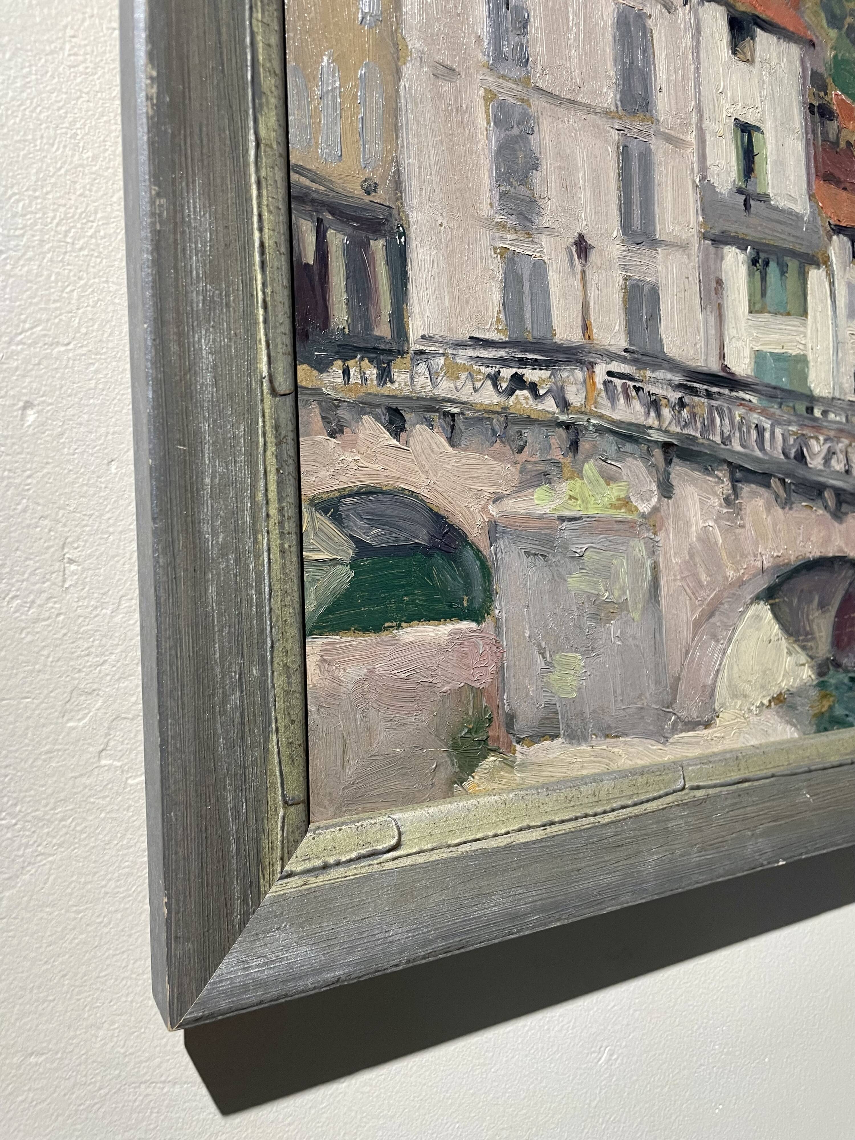 Oil on cardboard attr. to André-René Albarede