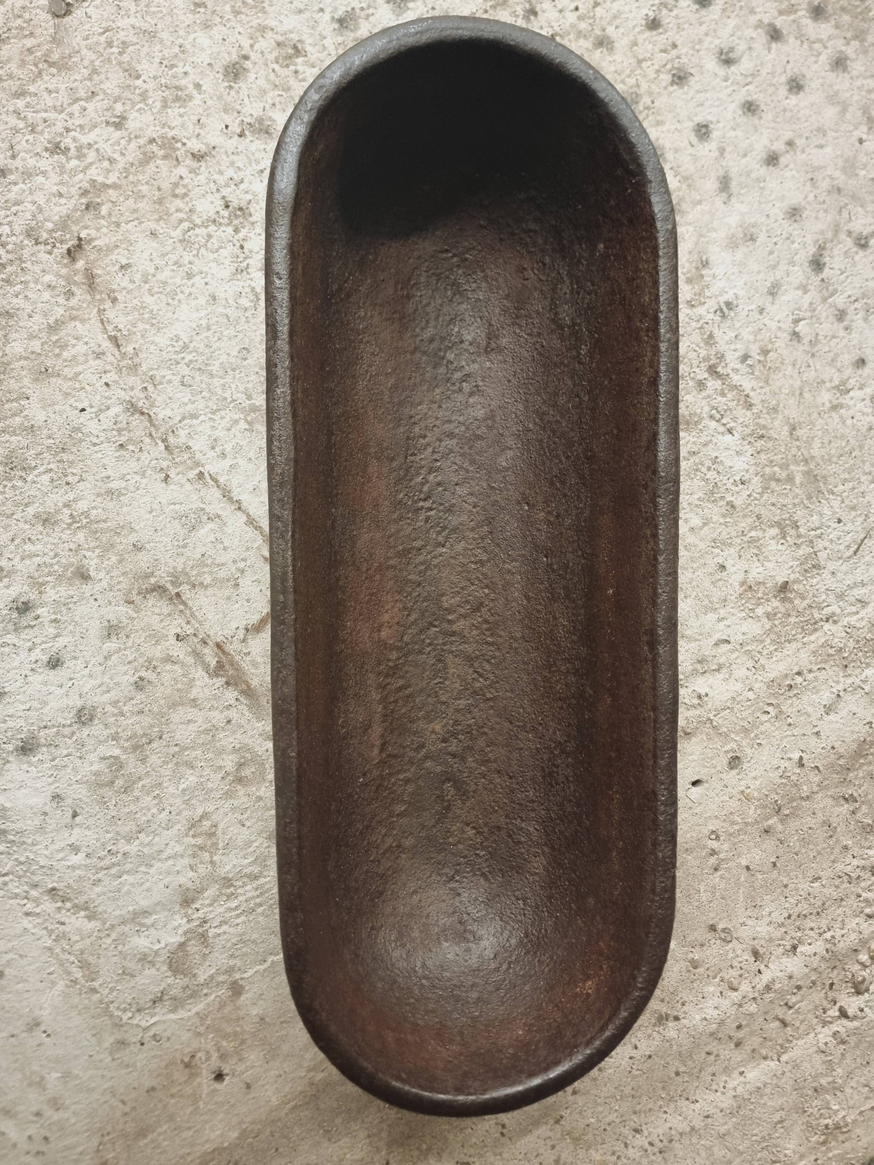 Antique trough water trough flower basin cast iron 29x75 cm