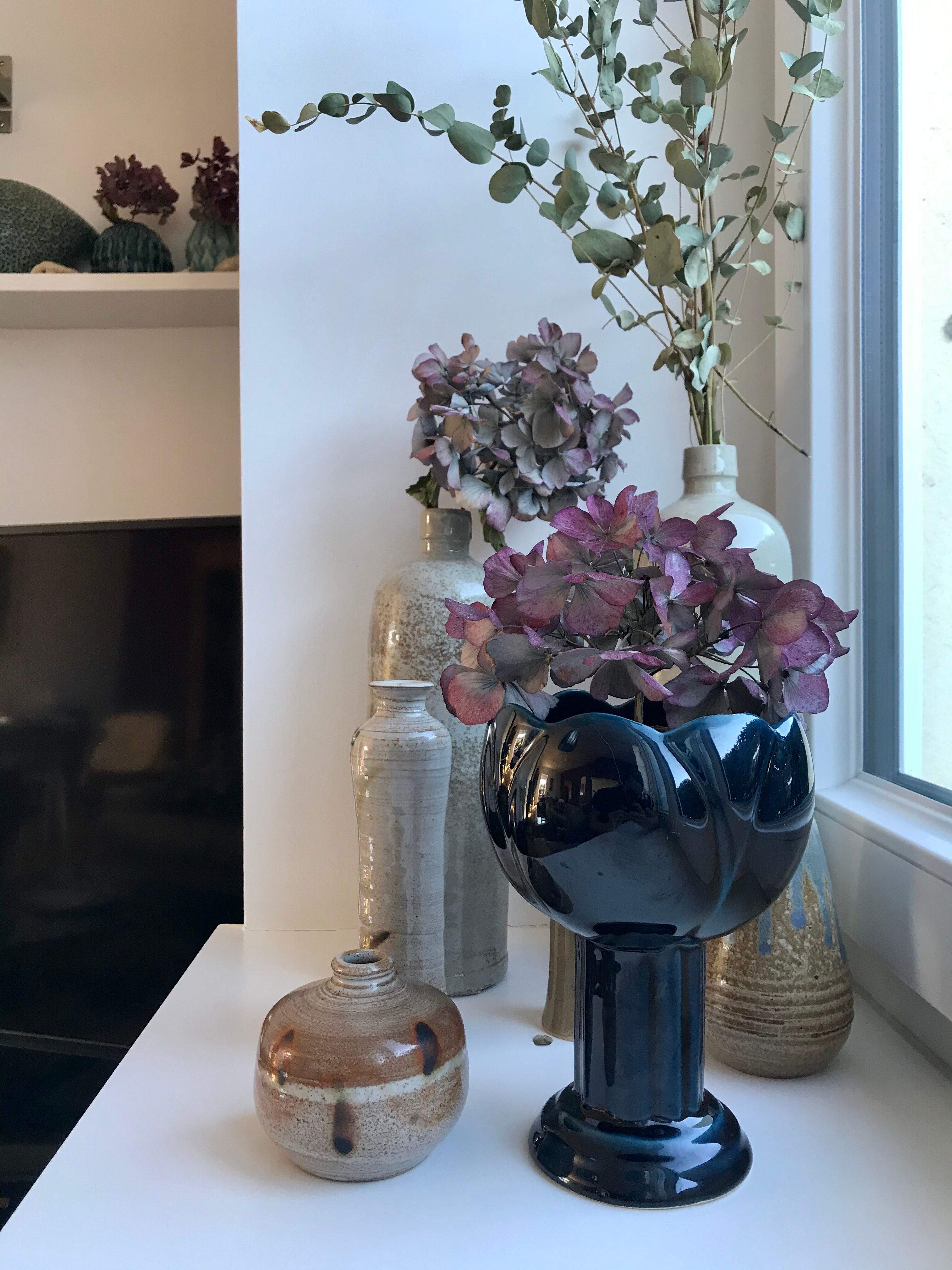 Vintage tulip flower vase
