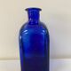 Cobalt blue glass vase bottle