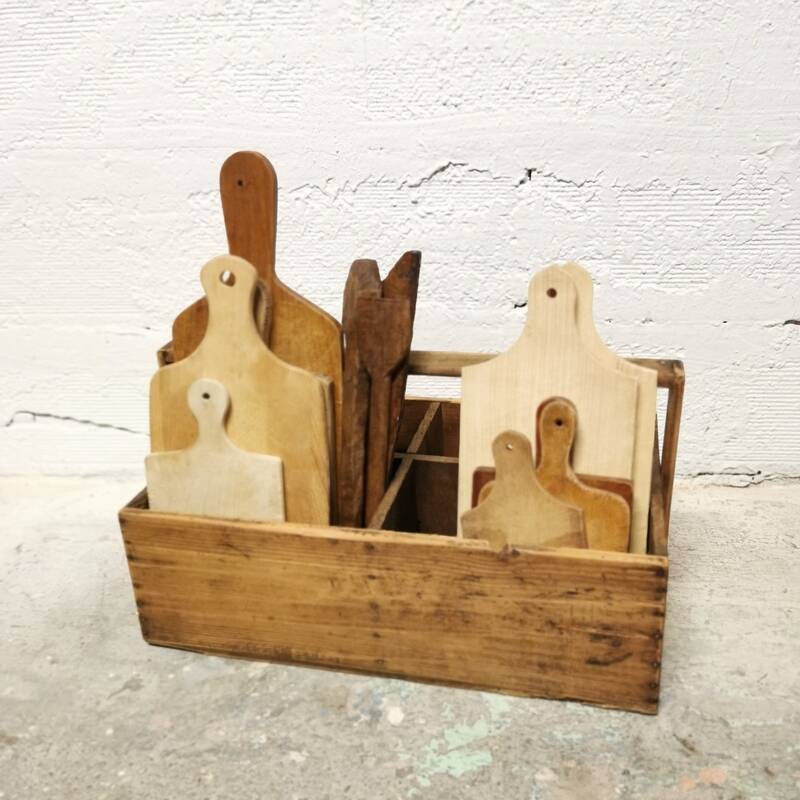 Wooden toolbox