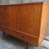 Low buffet, vintage, Scandinavian style in teak