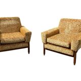 Pair of Saporiti armchairs