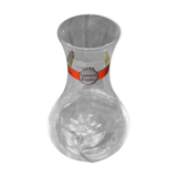 Vase avec fleur en étain