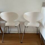 Paire d'authentiques chaises Fourmi FRITZ HANSEN/ARNE JACOBSEN
