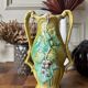 Vase art nouveau en barbotine estampillé