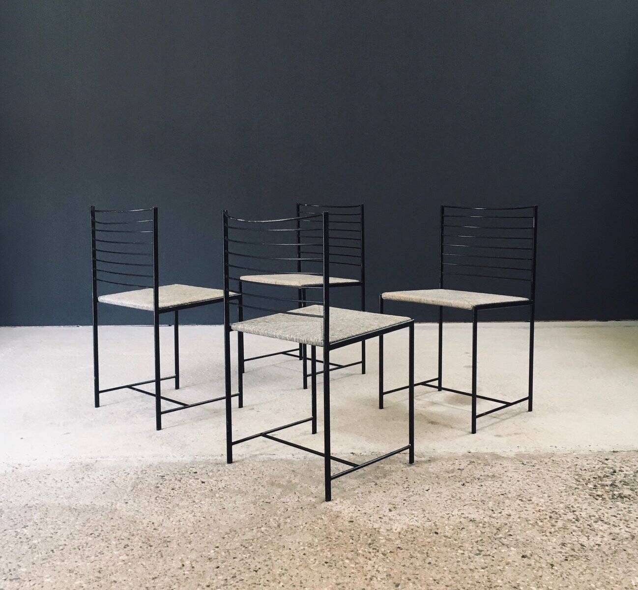 Postmodern Alice Dining Chairs from Cidue, Italy, 1980s, Set of 4