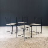 Postmodern Alice Dining Chairs from Cidue, Italy, 1980s, Set of 4