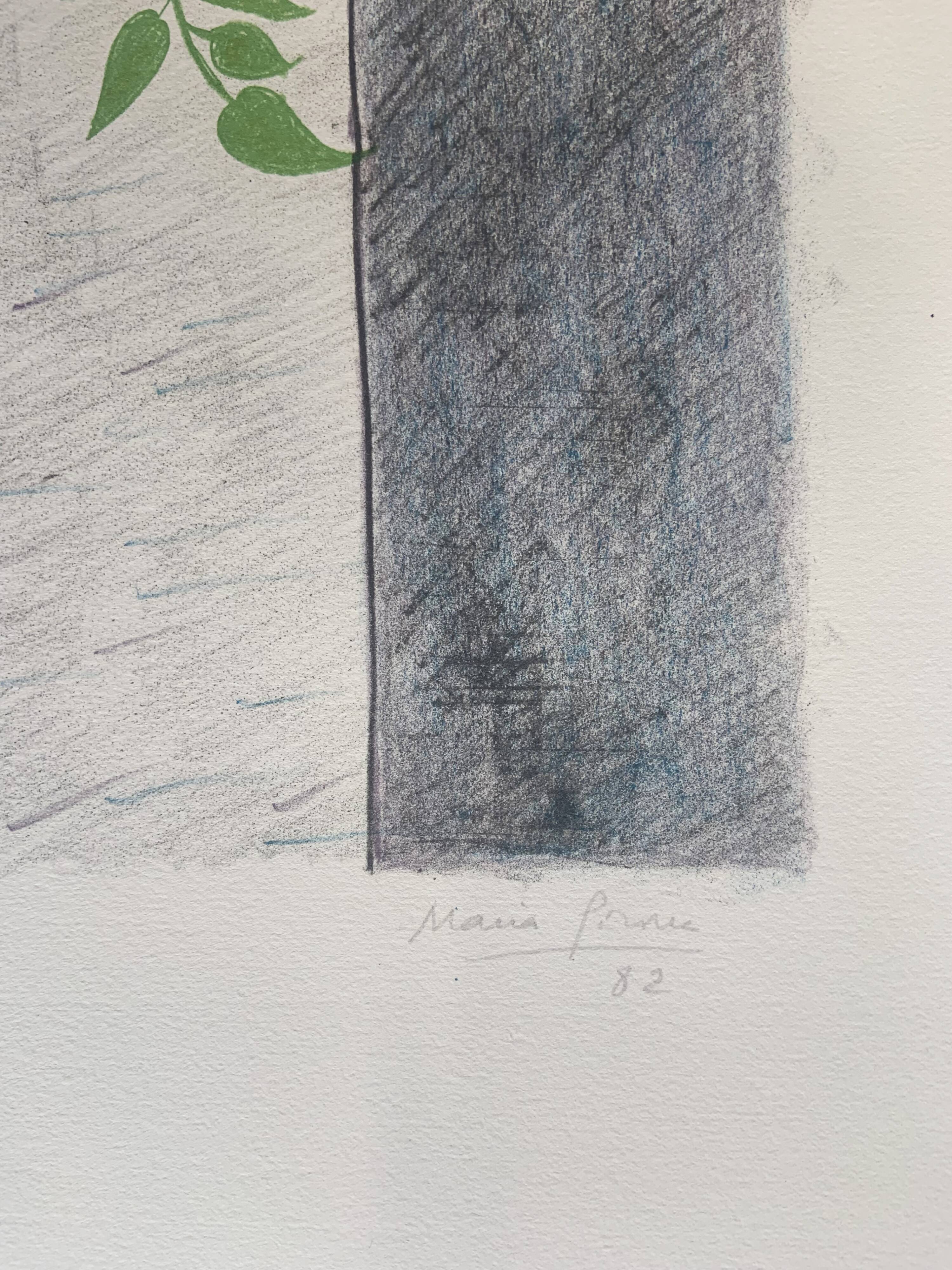 Maria Girona i Benet - Gerro rosat glicina