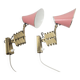 Pair of Italian Mid-Century Scissor Wall Lamps, 1950's
