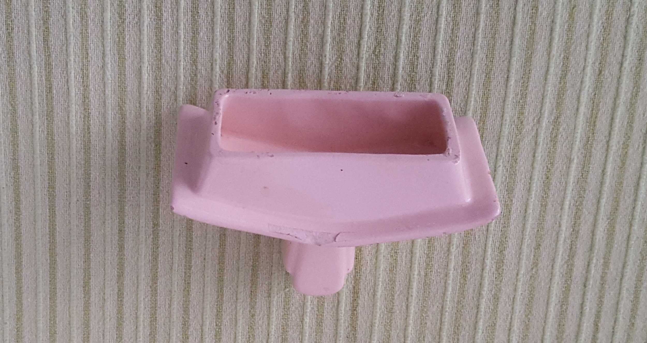 Théière and its pink ceramic sugar maker Art Deco