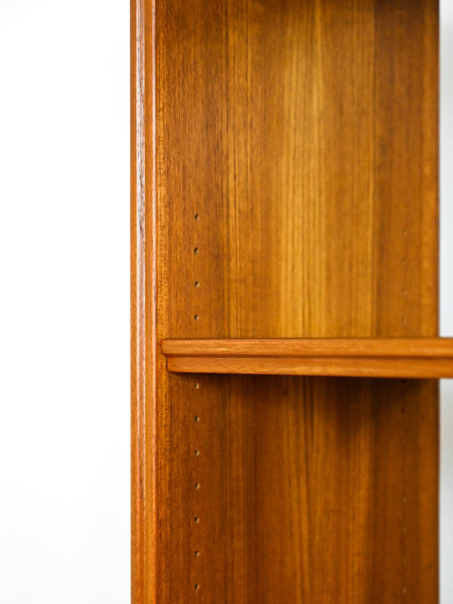 Vintage Swedish bookcase with storage compartment