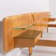 1950’s Mid-Century Italian Modern double bed frame from Vittorio Dassi