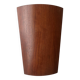 Thermoformed walnut wood wall light design Lucid from the 1980s 90s.