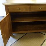 Buffet en bois massif plateau en zinc