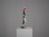 Sculpture en bois polychrome abstraite, attribuée à Ivan Stoyanov, Bulgarie, 1981