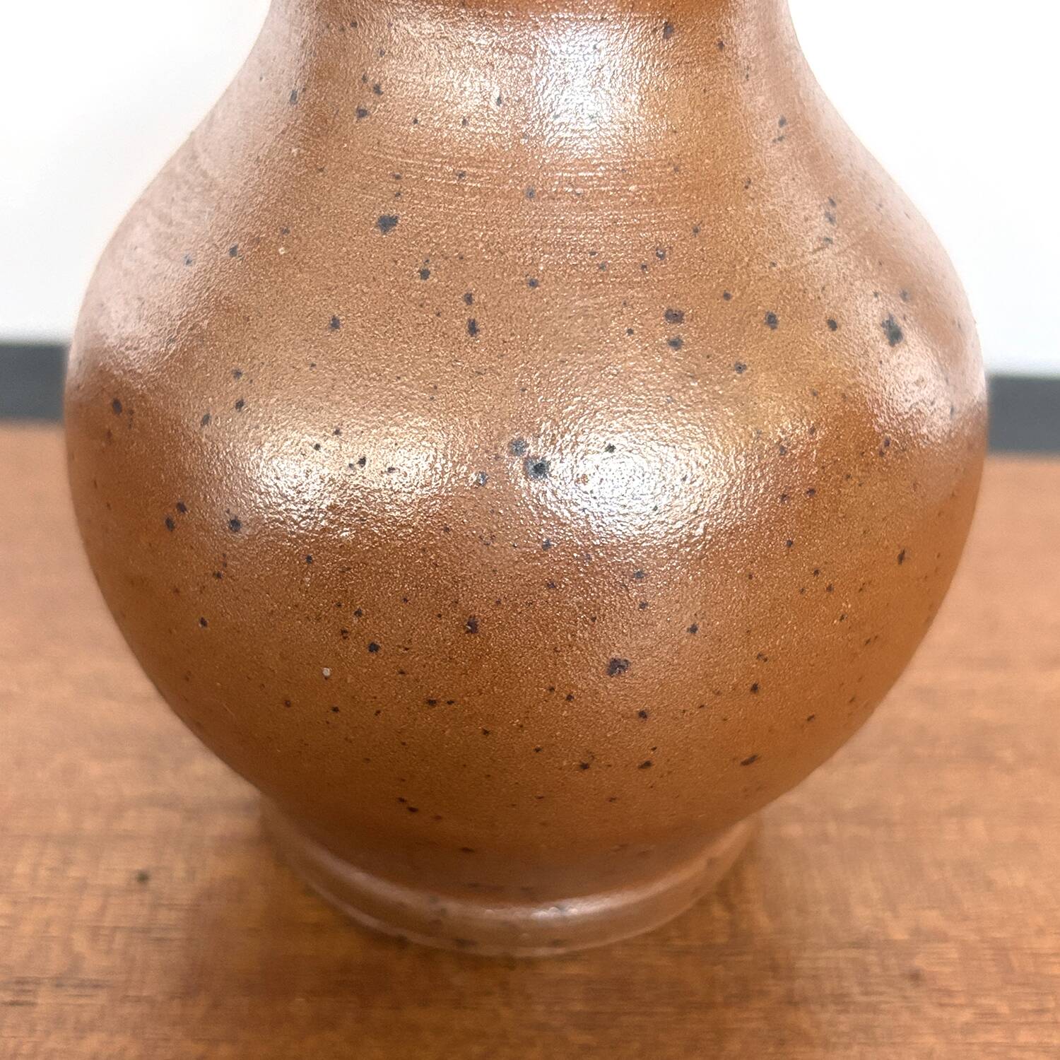 Satin stoneware vase