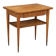 Vintage coffee table from the 1950s in brass, plexiglass, and ash wood, Italy.