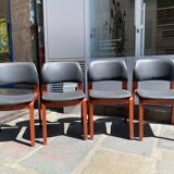 4 chaises de salle à manger années 60