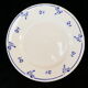 6 assiettes plates en faience de digoin sarreguemines petite fleur bleu
