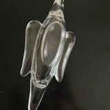 vide poche oiseau en cristal