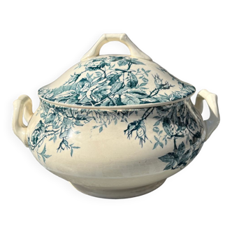 Old Gien opaque porcelain tureen