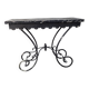 Massive wrought iron console from the 20th century.