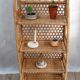Rattan shelf
