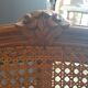 Fauteuil louis XV bois et cannage