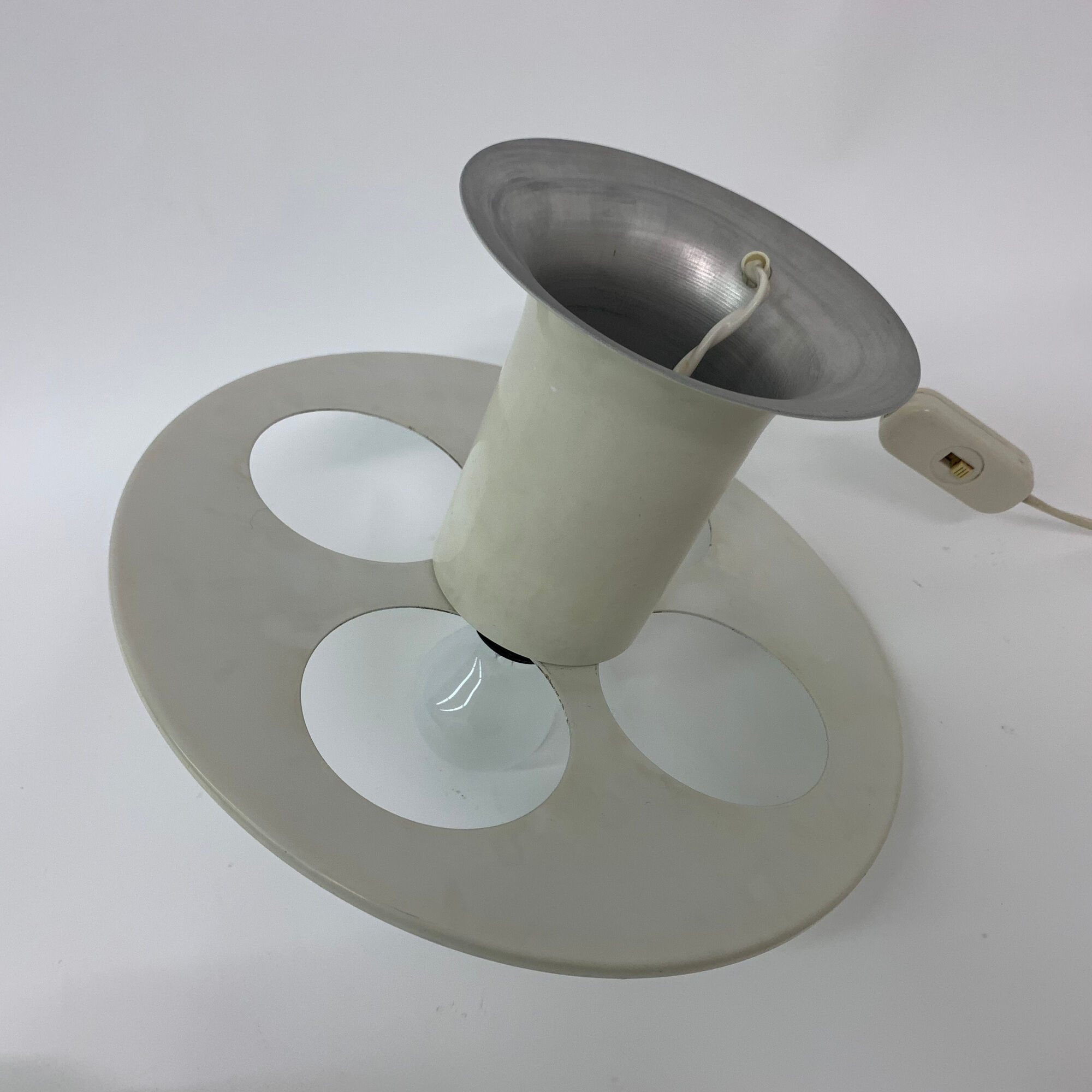 Mid-century design mushroom table lamp Dijkstra holland , 1970's
