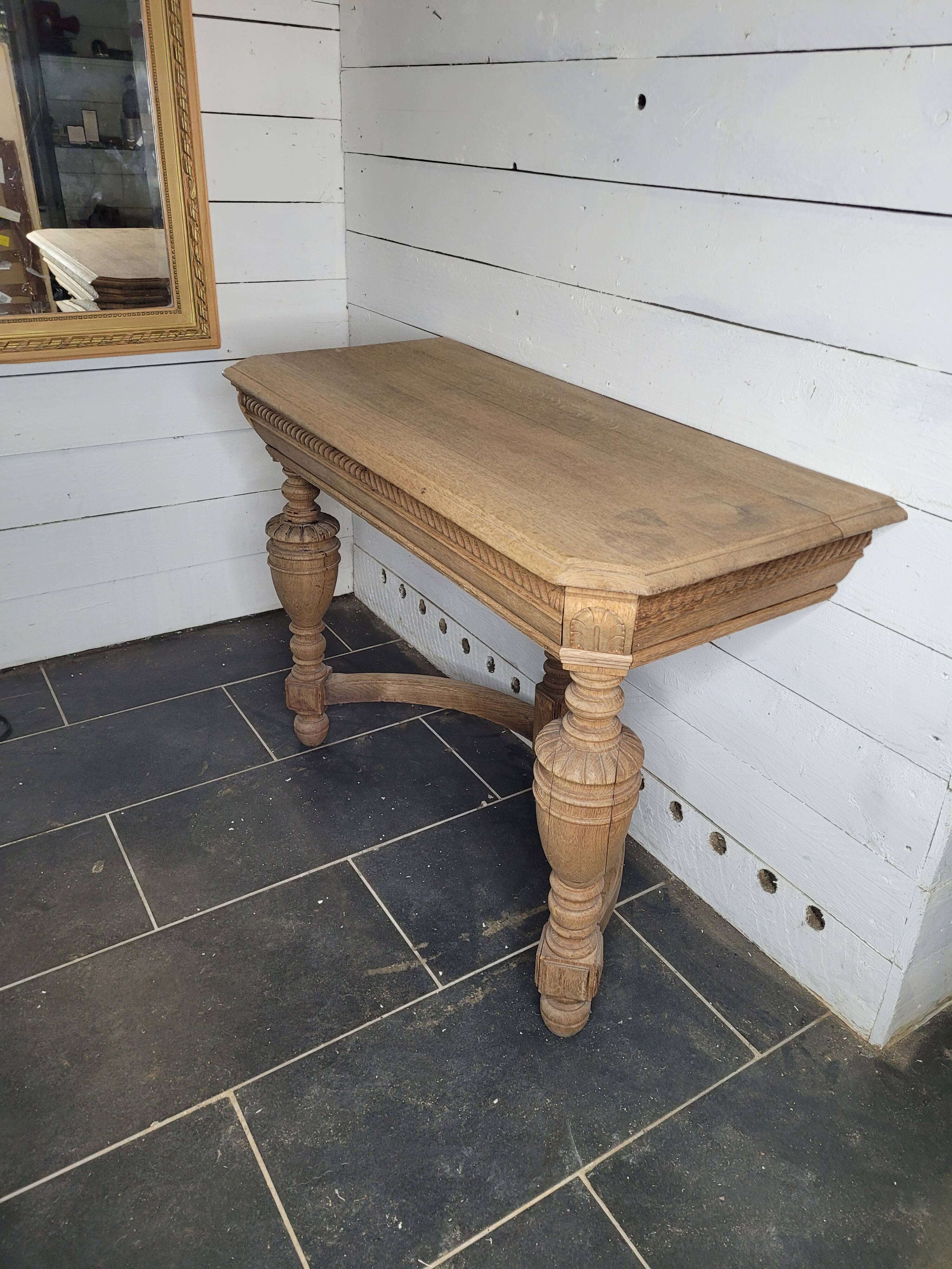 Old oak console