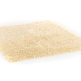 Pure merino wool rug shaggy handmade 166 x 191 cm