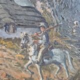 Landscape of Camargue - Oil on canvas