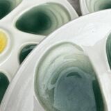 Assiettes à huitres salins France années 60