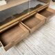 XXL oak display cabinet furniture