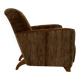 1930s Art Deco mohair velvet armchair