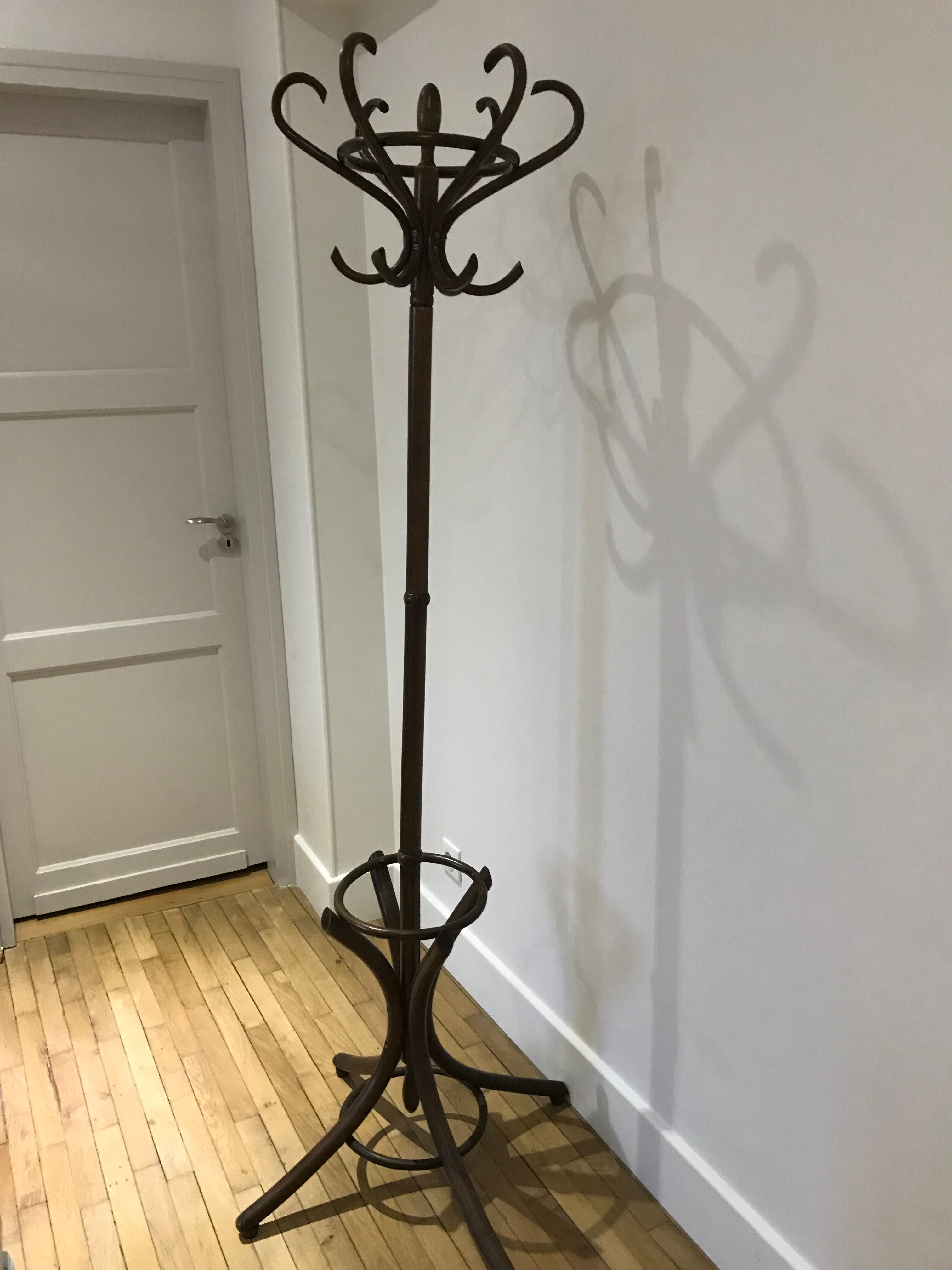 Vintage parrot coatrack